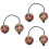3Pièces Balles De Percussion Peintes À Couleurs Assorties 8