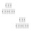 6Pièces Coussin PVC Protection Chaise Accessoire 9