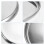 4Pcs Stainless Steel Round Bar Stool Replacement Seats Silver 8