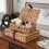 Traditional Manual Straw Box With Fixed Lid Excellent For-small 3