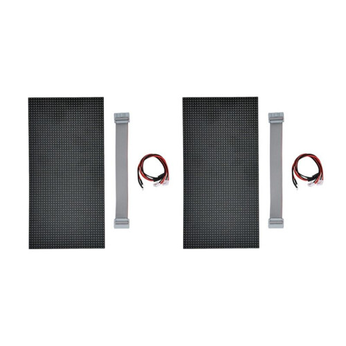 4Pcs P5 Indoor LED Screen Panel 64X32 Pixels LED Display Module 16 Scan 320X160mm Full Color LED Screen Panel 2
