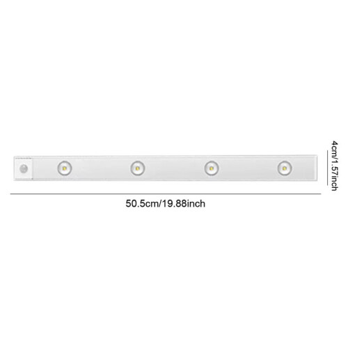 2X Under Cabinet Light LED Motion Sensor Light 3 Color Dimmable Wireless Under Counter Light Dimming Hill Light 2