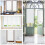 Temporary Pleated Window Blinds Light Filtering Cordless 2