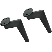 Premium-Stützfüße aus Metall für Möbel, erhältlich-Schwarz 12cm
