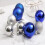 Globuri de Crăciun rezistente la spargere, 24 buc, 3 cm 6