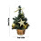 Mini Christmas Tree 20cm Gold PVC Desktop Decoration 2