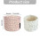 Stilvolle runde Make-up-Organizer mit hübschen Blumenmustern-A 4