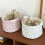 Stilvolle runde Make-up-Organizer mit hübschen Blumenmustern-A 7