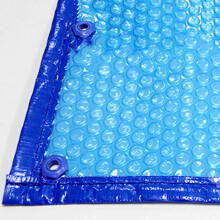 2m x 2m Blue Bubble Solar Pool Cover for Above Ground Pool, Heat Insulation Waterproof Blanket