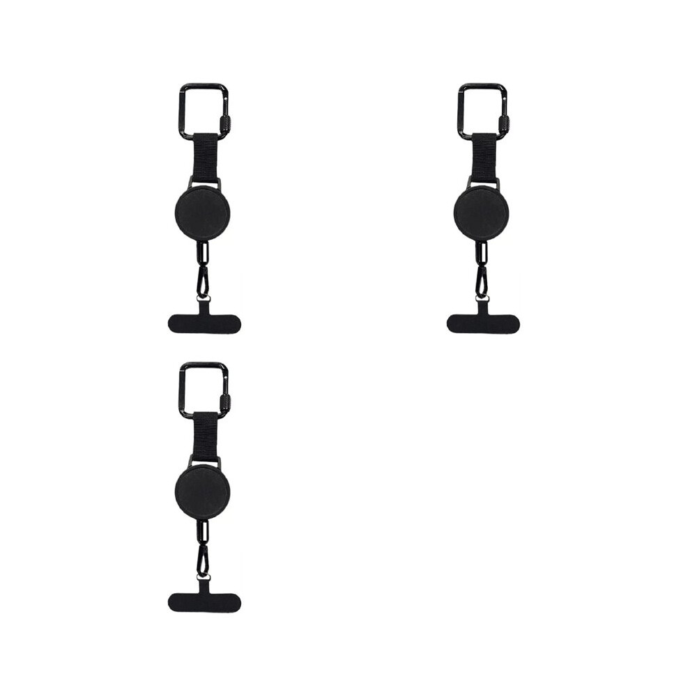 3X Retractable Anti-Theft Phone Holder Cellphone Lanyard Strap Smartphone Safetytether With Belt Clip Cellphone Lanyard 6032093469628