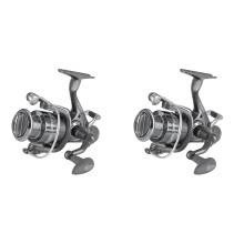 2X Strong Carp Front Rear Double Brake  Fishing Reel 5.1:1 Gear Ratio for Saltwater FR30