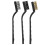 Bonsai Wire Brush Set 3pcs Small Wire Brushes with Ergonomic Plastic Handle for Precise Trunk Cleaning 5