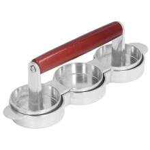 Mini Burger Press for Sliders, Small Patty Maker with Uniform Patty Shape, Easy Clean Surface for BBQ and Camping