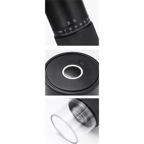 Portable Coffee Grinders Adjustable Coffee Maker Grinder Noise Reduction Grinder for Kitchen Coffee Grinder Rechargeable 2