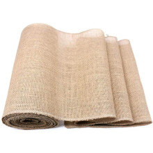Projetos artesanais com material macio e resistente, decoração de casamento com tecido de juta natural (toque rústico)