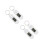 4St Compacte Digitale Sleutelhanger School En in Wit 4