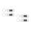 4St Compacte Digitale Sleutelhanger School En in Wit 6