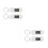 4St Compacte Digitale Sleutelhanger School En in Wit 7