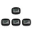 4Pièces Podomètre Clip ABS Noir Compteur Digital LCD Portable 2
