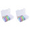2X 64 Grids Diamond Paint Storage Box Portable Seed Bead Organizer Case DIY Nail Art Plastic Container 2