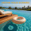 3Pièces Anneaux De Flottaison PVC Orange Rayé Piscine 5