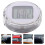 2St Kleine ABS Elektronische Waterdichte Motor Dashboard Wit 6