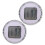 2St Kleine ABS Elektronische Waterdichte Motor Dashboard Wit 7
