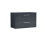Balterley Partial Fluted 2 Drawer Wall Hung Vanity Unit with Colour Coordinating Worktop - 800mm - Satin Soft Black 2