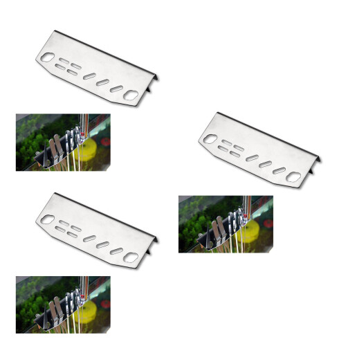 3St Multifunctionele Rvs Aquarium Gereedschaphouder Kleur 1