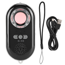 Afluisterapparatuur, verborgen cameradetectoren met GPS-tracker, draadloze RF-signaalscanner met eenvoudige bediening en geluids- en lichtalarm voor