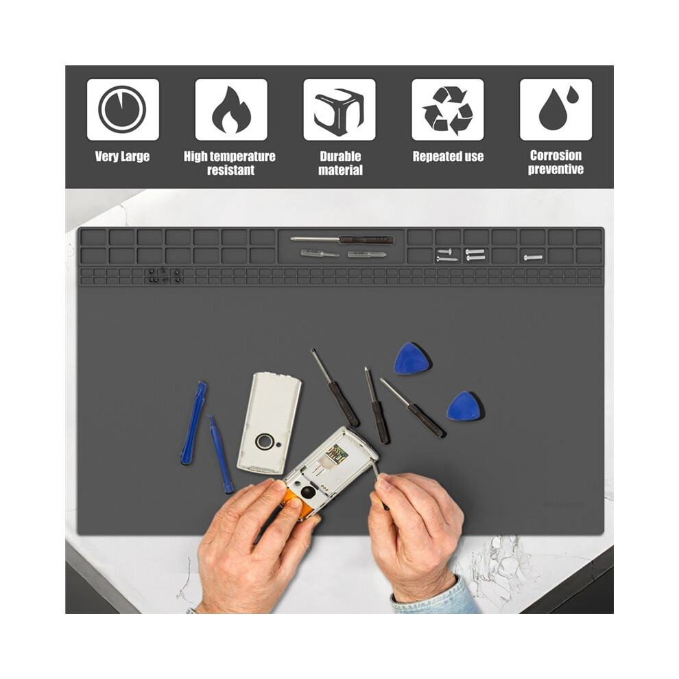 Silicone Soldering Mat 60X35cm High Temperature Resist Insulation Repair Workstation 6033319688199