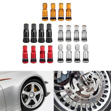 20Pcs TR525 Tire Valve Stems, Cavityless Disc Valve Universal Car Tubeless Wheel Tyre Valve Stems Caps