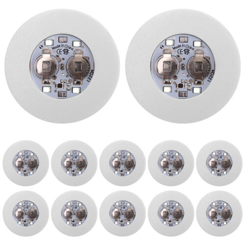 LED Coaster,120 Pack Light  Coasters,LED Bottle Lights,LED Sticker Coaster Discs Light  for Flash Light  Cup 2