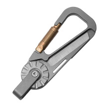 Titanium Alloy Keychain Car Key Holder,Tool for Organizing Keys,Portable Key Organizer,Perfect for Outdoor Activities
