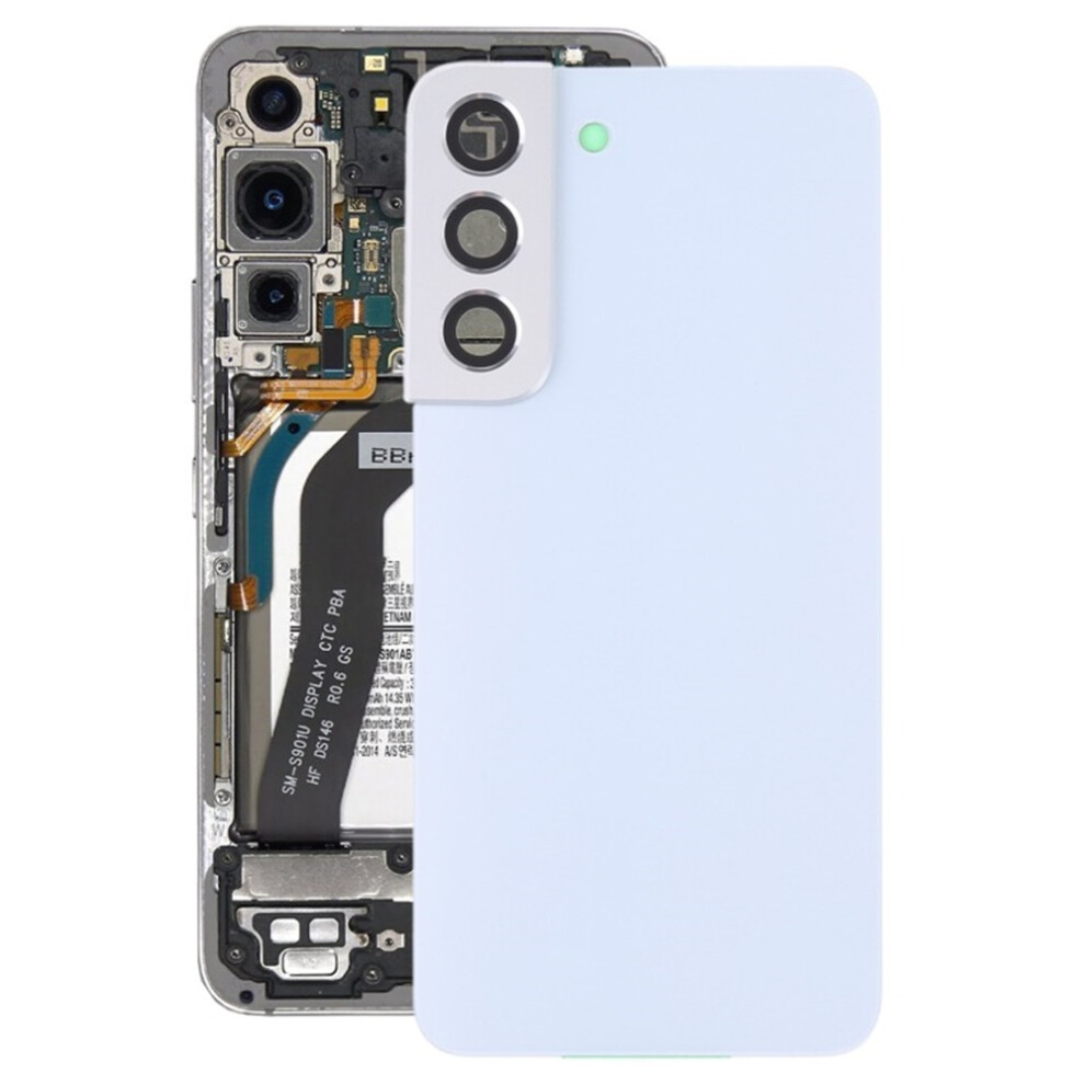 (White) Battery Back Cover For Samsung For Galaxy S22 5G Sm-S901b White 6963311546572