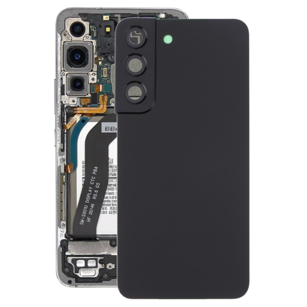 (Black) Battery Back Cover For Samsung For Galaxy S22 5G Sm-S901b Black 6963311546510