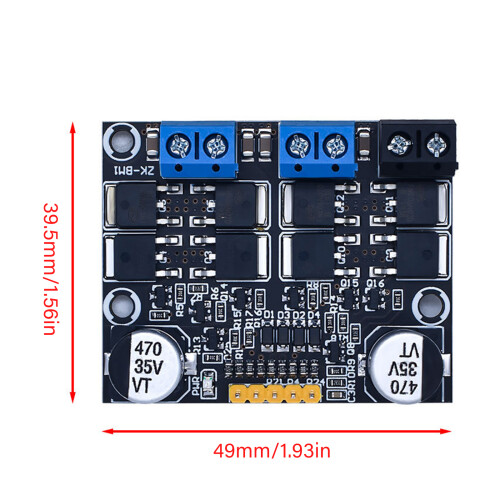 Double Channel 10A Motor Driver Module for PWM Speed Control and 2