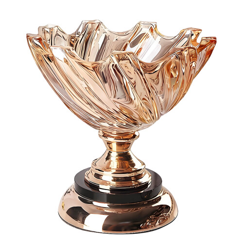 Decorative Bowl Home Decors Pedestal Bowl Modern Fruit Basket-B