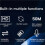 2X 2.4G Wireless Microphone Converter UHF Transmitter XLR Transmitter Receiver Adapter for Wired Dynamic 48v, B 3