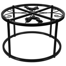 Elevated Chicken Feeder Stand, Durable Metal Poultry Feeder Rack for Clean Feed Access and Coop Use