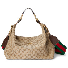 Gucci Beige Canvas Tote 866938 33×27×15cm