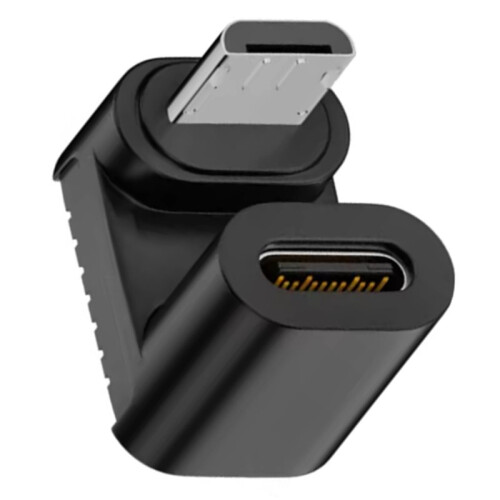 Type-C Female to Micro USB Android Male Adapter Charging Adapter U-Bend Data Cable Converter 1