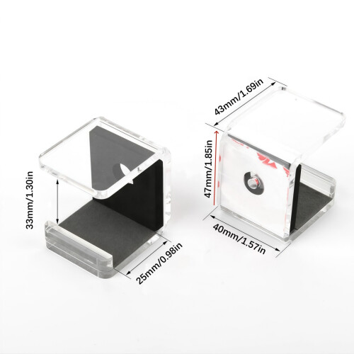 Pack de 2 supports de bâton de hockey avec coussins de-Clair 2