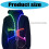 Costume de corset éclairé par LED respirant et-couleur 3
