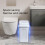 Small Bathroom Trash Can 4 Gallon Swing Lid OdorReducing Compact Waste Bin for Kitchen Green 4