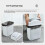 Small Bathroom Trash Can 4 Gallon Swing Lid OdorReducing Compact Waste Bin for Kitchen Green 5