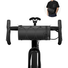 Bicycle Handlebar Bag - BICYCLE ACCESSORIES - 2.5L - Waterproof - Removable Shoulder Strap - Nylon