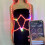 Costume de corset éclairé par LED respirant et-couleur 7