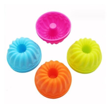 Baking Molds - AQSACOKIYA - Mini Silicone Kouglof - 12 Pieces - Reusable - Non-stick