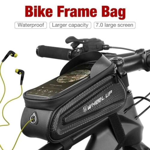 Bicycle Handlebar Bag - Unspecified - 7" - Waterproof - Touchscreen - Shockproof